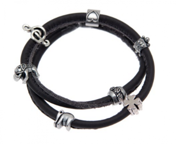 Charms Wecker silber